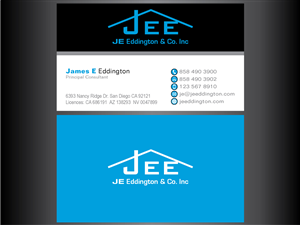 Business Card Design by Arnett for J.E. Eddington  Co. Inc. | Design: #1537135