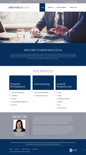 Web Design by pb for this project | Design: #5631093