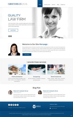 Web Design by pb for this project | Design: #5631103