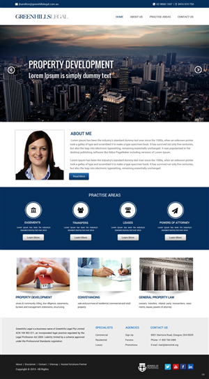 Web Design by pb for this project | Design: #5631108