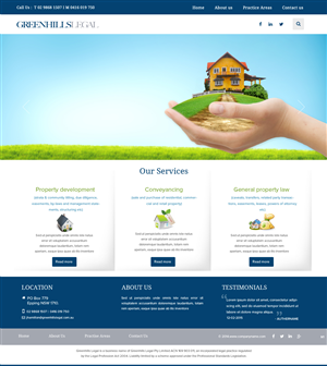 Web Design by pb for this project | Design: #5655877