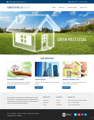 Web Design by pb for this project | Design: #5656005