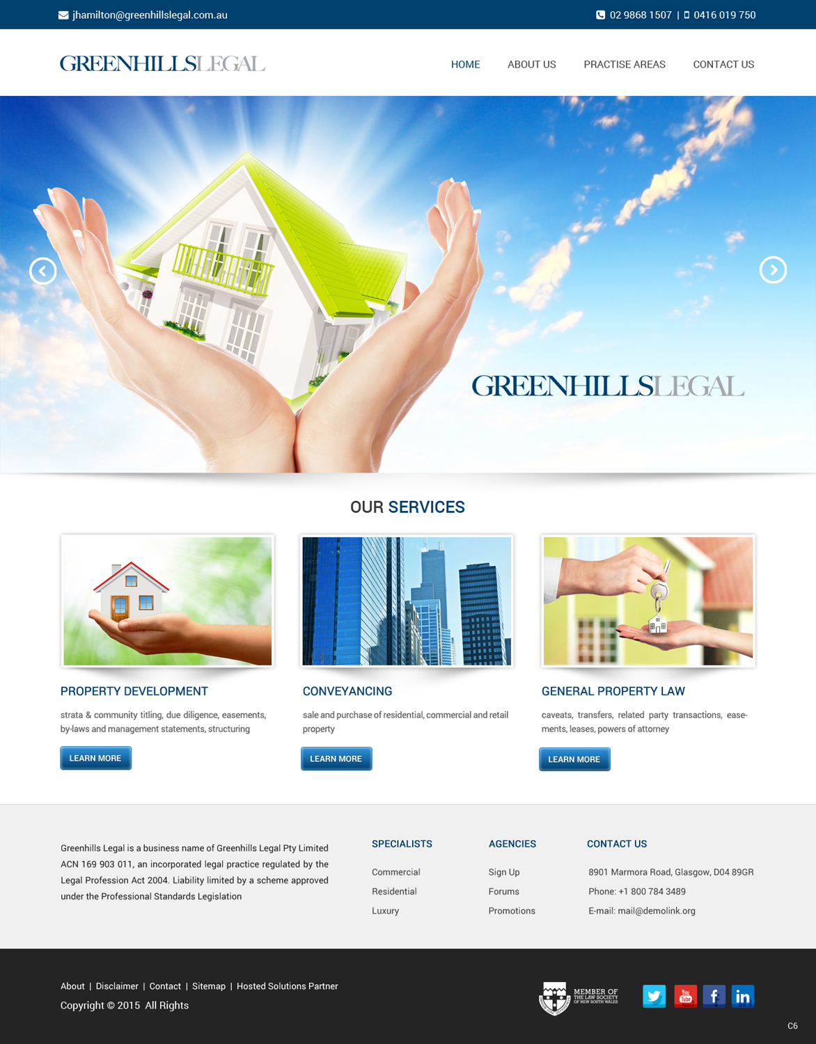 Web Design by pb for this project | Design #5656013