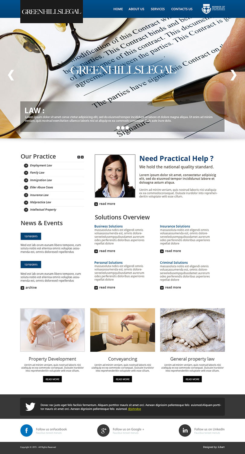 Diseño Web por iLibart para este proyecto | Diseño #5646620