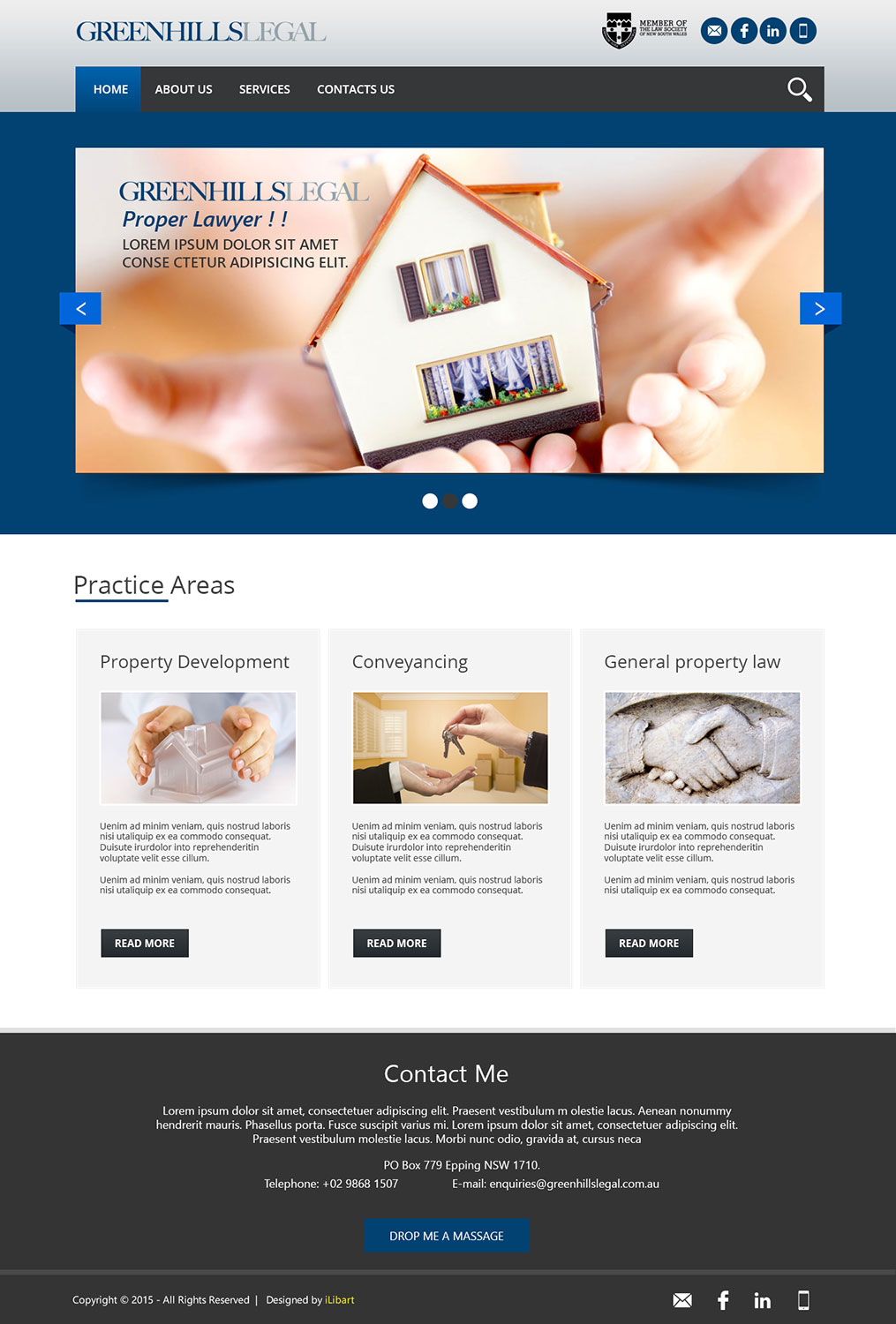 Diseño Web por iLibart para este proyecto | Diseño #5652889