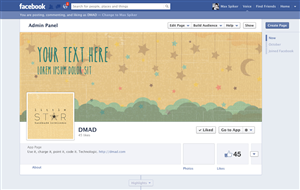 'Little Star' needs a Facebook Design (timeline cover & profile pic +) Logo provided. | Diseño Gráfico por sikamcoy222