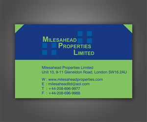 Business Card Design by meenals for this project | Design: #5574867
