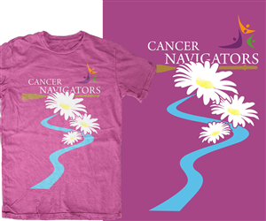 Diseño de Camiseta por Hidden Sketches para Cancer Navigators | Diseño: #5532579