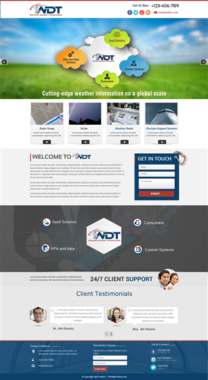 New and fresh Landing Page to assist in lead generation  | Design de Page d'Accueil par Sbss
