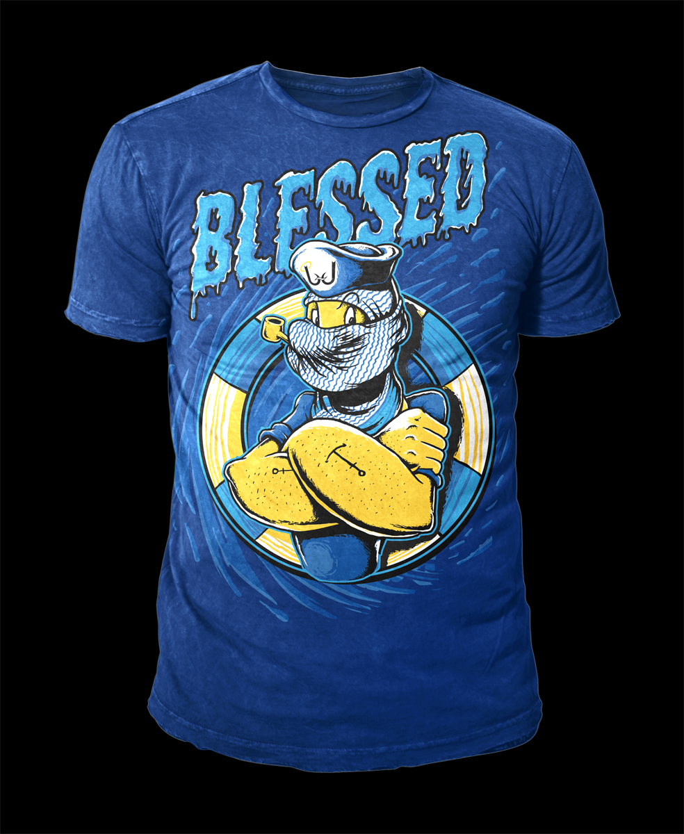 T-Shirt-Design von D'Mono für Blessed co. | Design #5550968