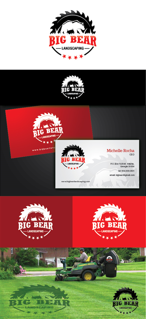 Logo Design by debdesign for Big Bear Landscaping | Design #5542829