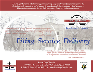 Postcard Design by zoe.hodgson for Laser Legal Service | Design: #5528938