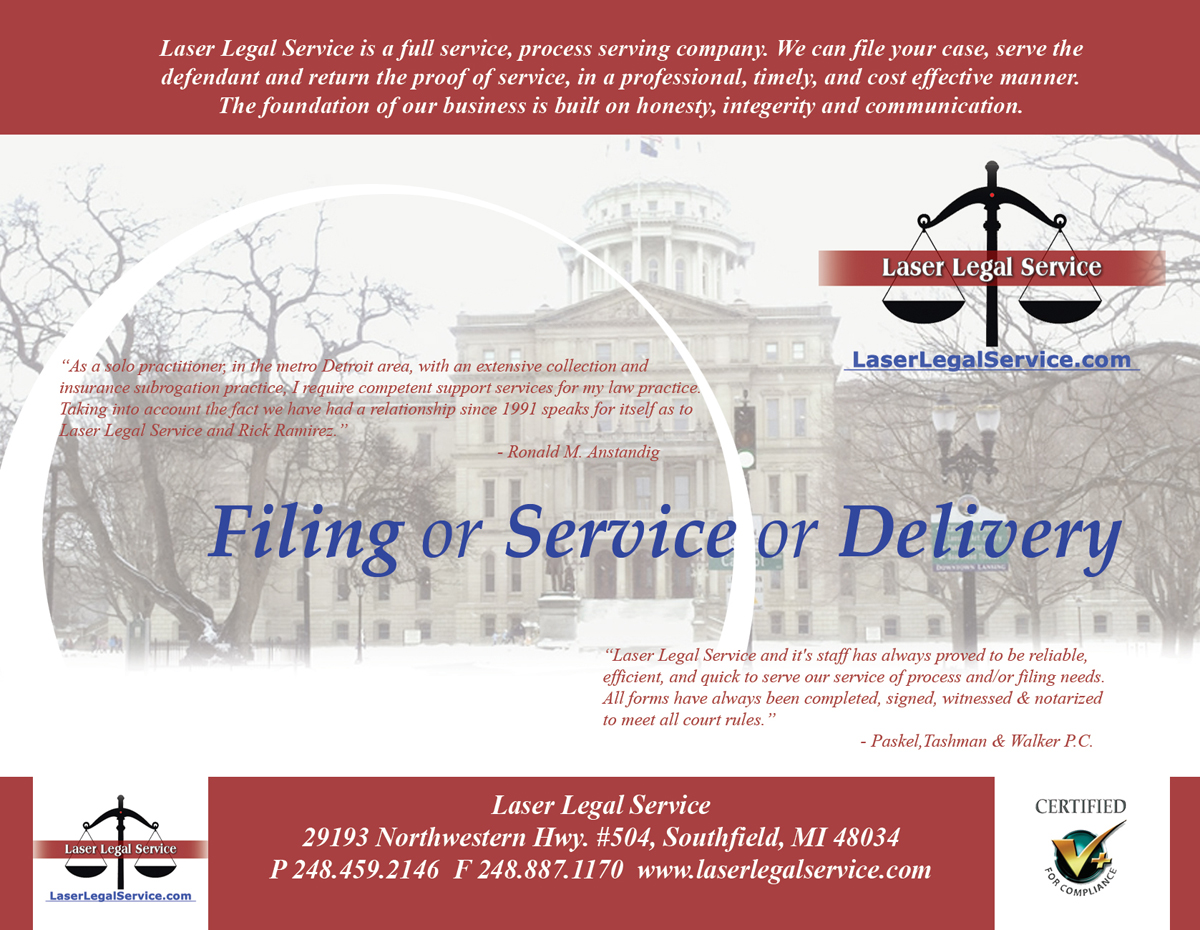Postcard Design by zoe.hodgson for Laser Legal Service | Design #5545851