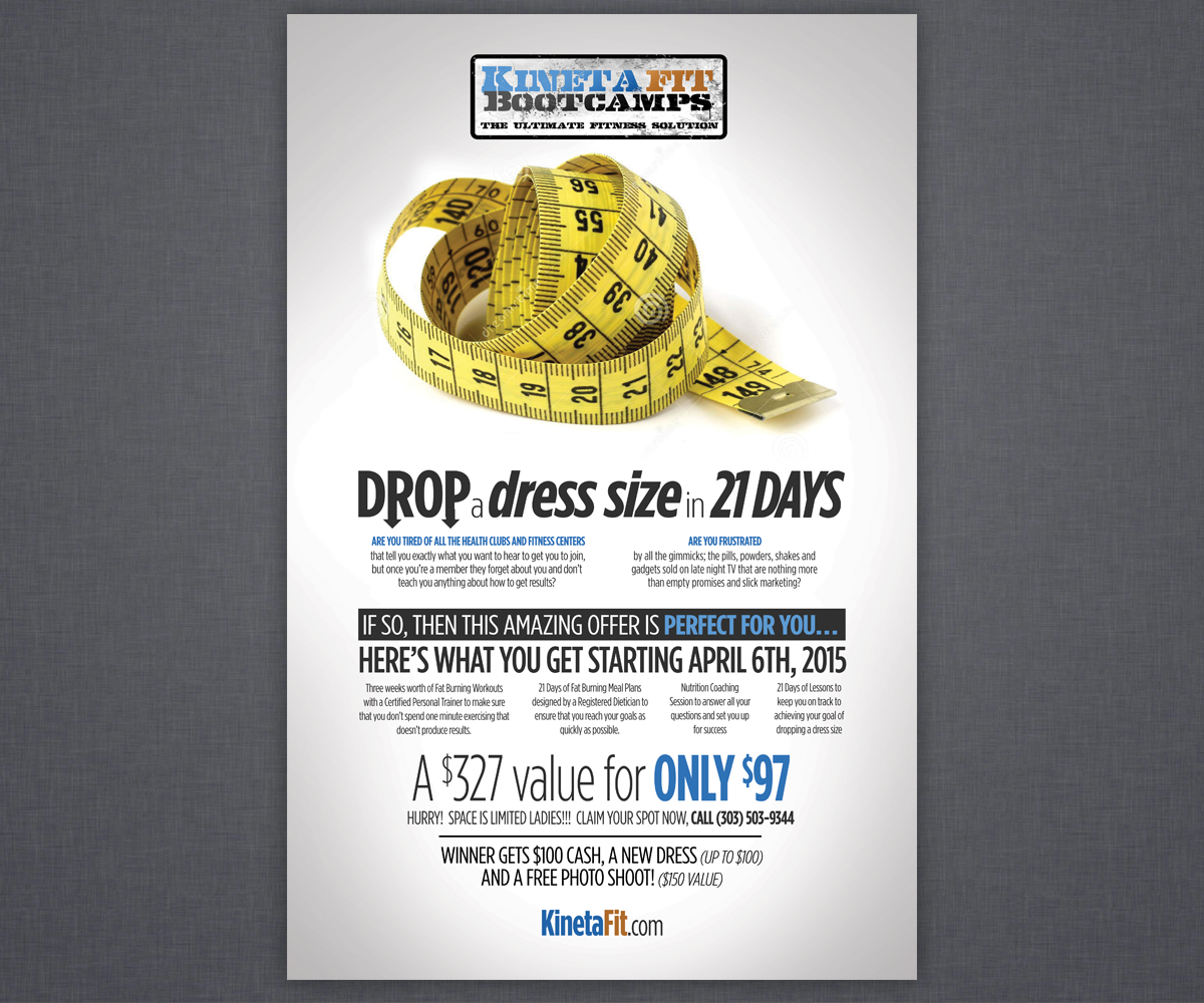 Poster Design by Brian Ellis for Kinetafit | Design #5528431