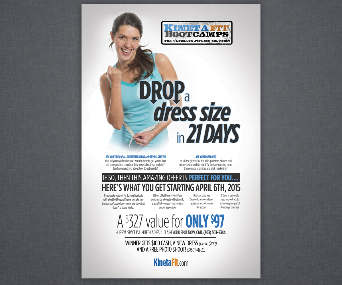 Design de Poster par Brian Ellis pour Kinetafit | Design #5528442