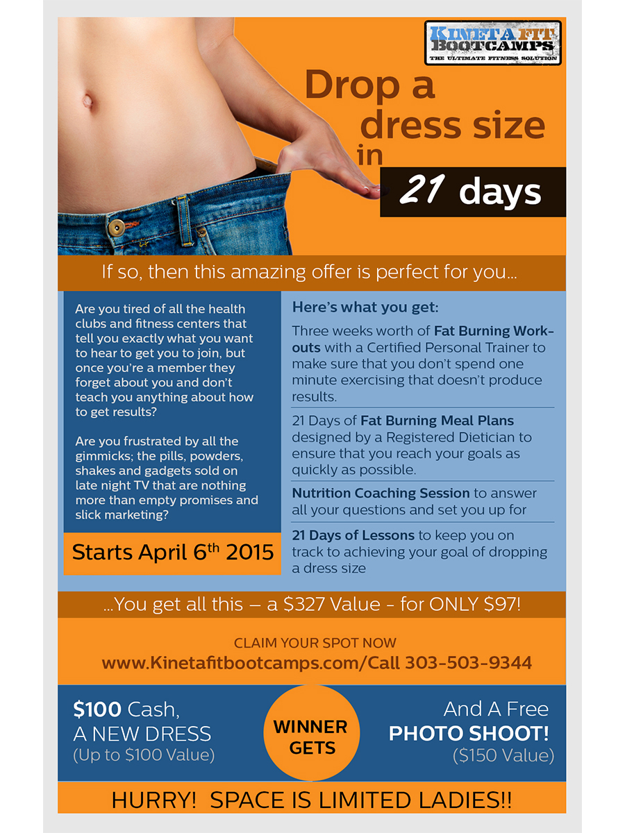 Poster Design by Nilesh_Visual Designer for Kinetafit | Design #5554965