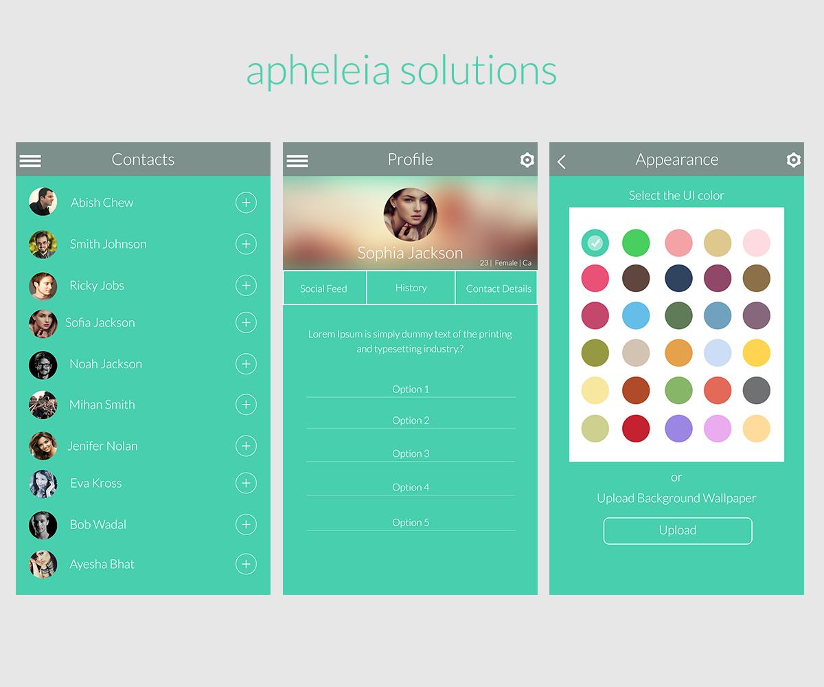 App Design by Apheleia Solutions for Infomaze Technologies | Design #5594288