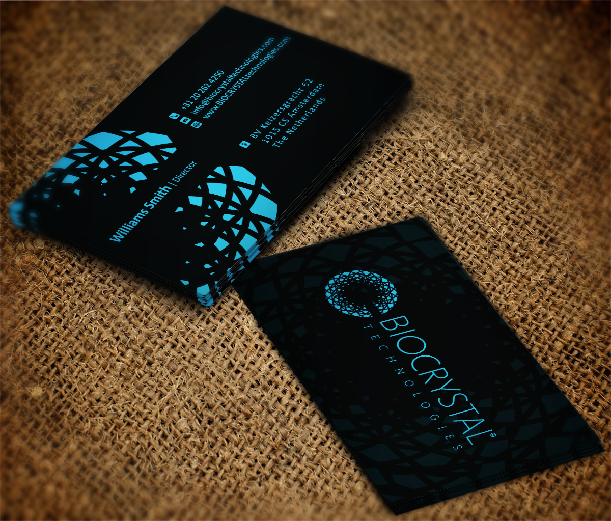 Business Card Design by MT for Biocrystal technologies  | Design #5565569