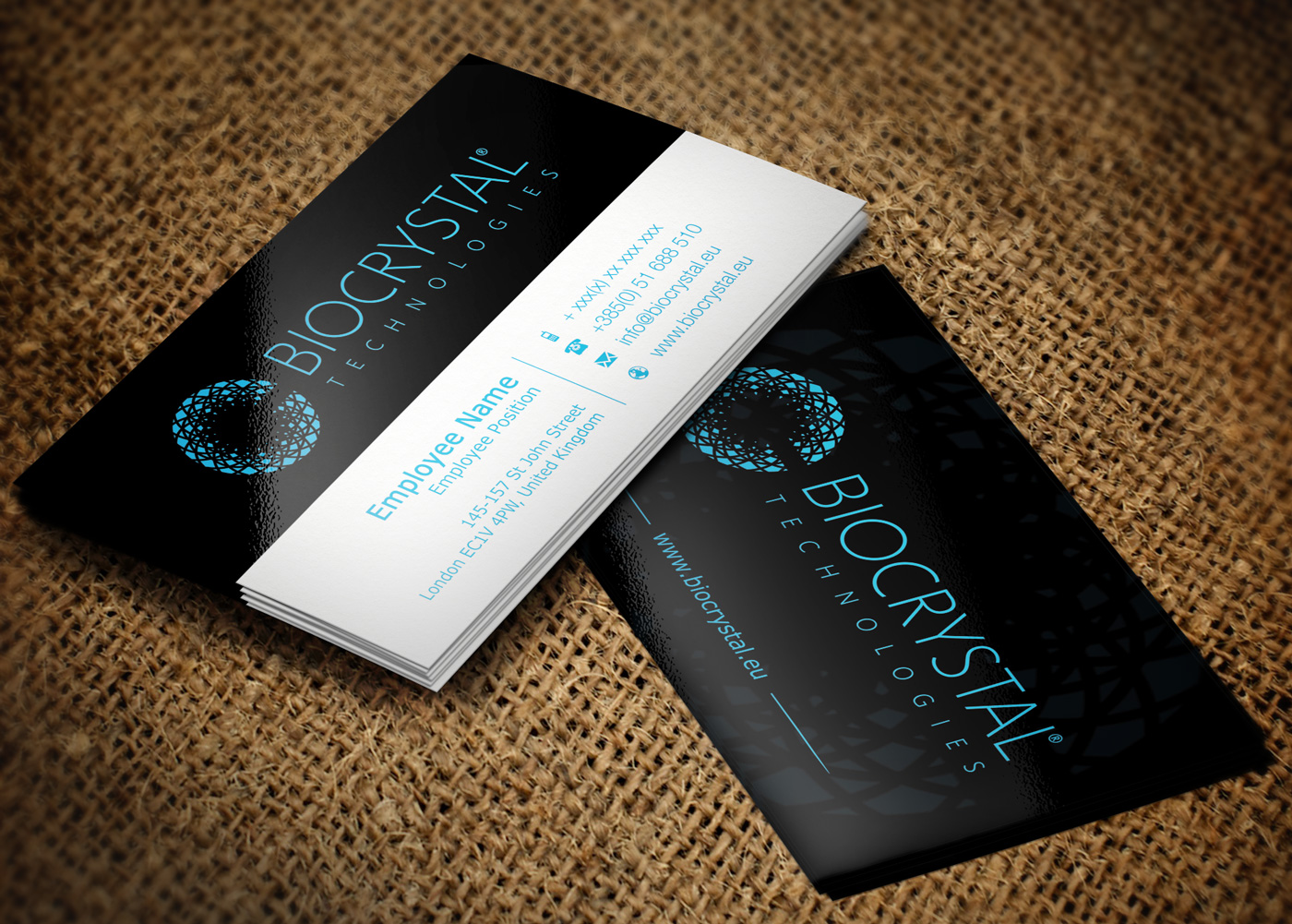Business Card Design by Lanka Ama for Biocrystal technologies  | Design #5531852