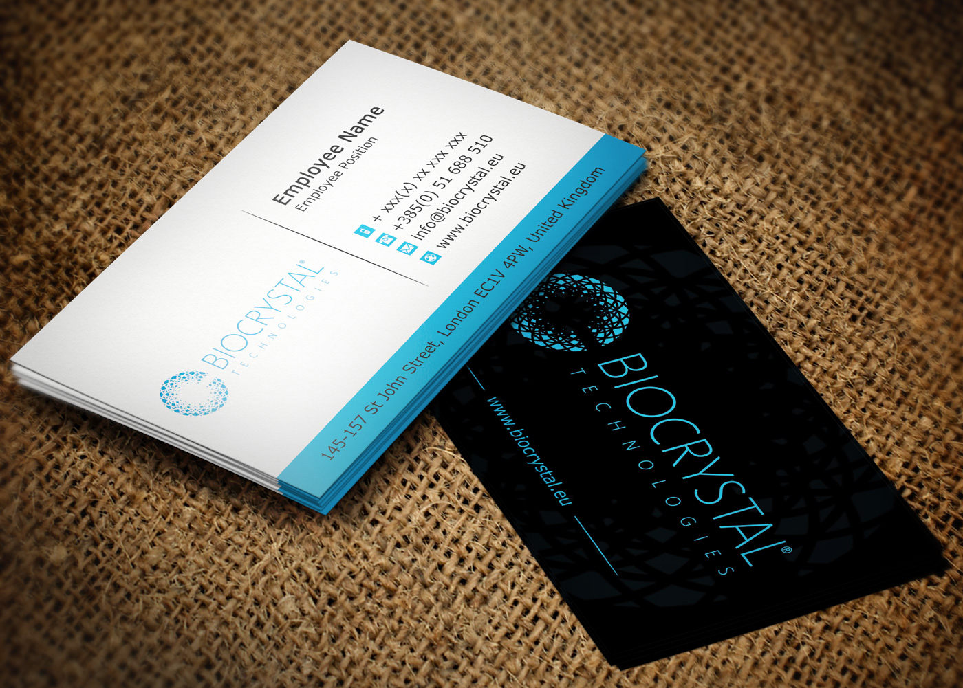 Business Card Design by Lanka Ama for Biocrystal technologies  | Design #5531860