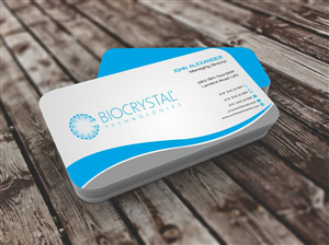 Business Card Design by szabist for Biocrystal technologies  | Design: #5559175