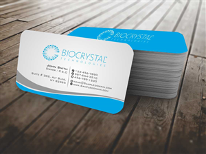 Business Card Design by szabist for Biocrystal technologies  | Design: #5559176