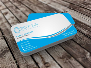 Business Card Design by szabist for Biocrystal technologies  | Design: #5559183