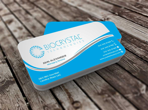 Business Card Design by szabist for Biocrystal technologies  | Design: #5559185