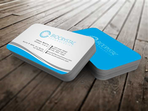 Business Card Design by szabist for Biocrystal technologies  | Design: #5559193
