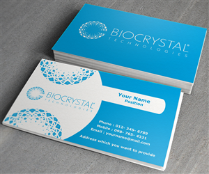 Business Card Design by toron00 for Biocrystal technologies  | Design: #5535425