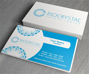 Business Card Design by toron00 for Biocrystal technologies  | Design: #5535431