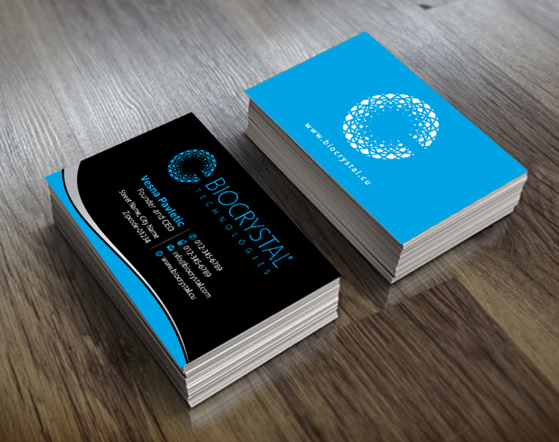 Business Card Design by Infinitive Technology for Biocrystal technologies  | Design #5537861