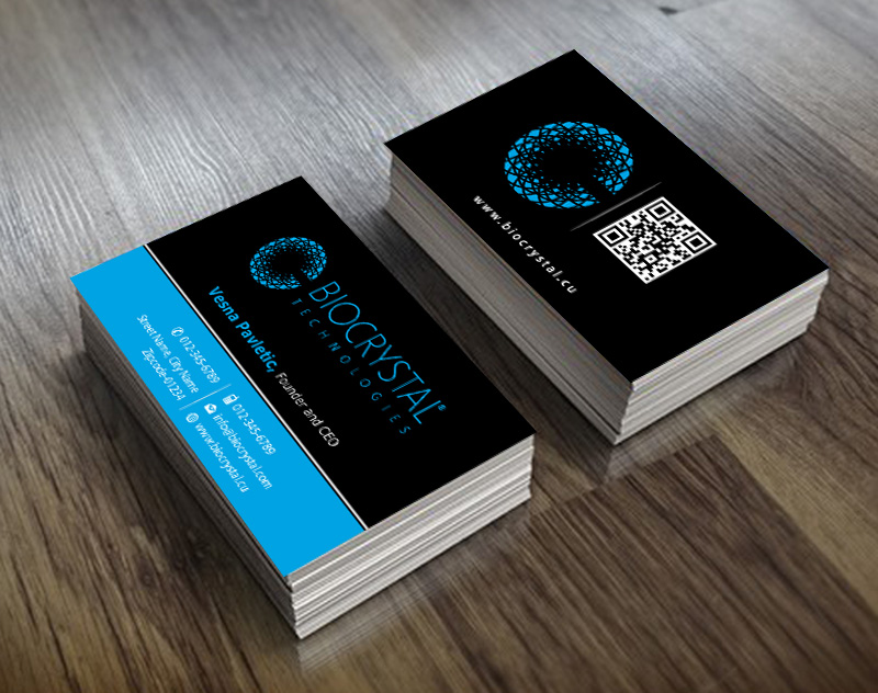 Business Card Design by Infinitive Technology for Biocrystal technologies  | Design #5537872