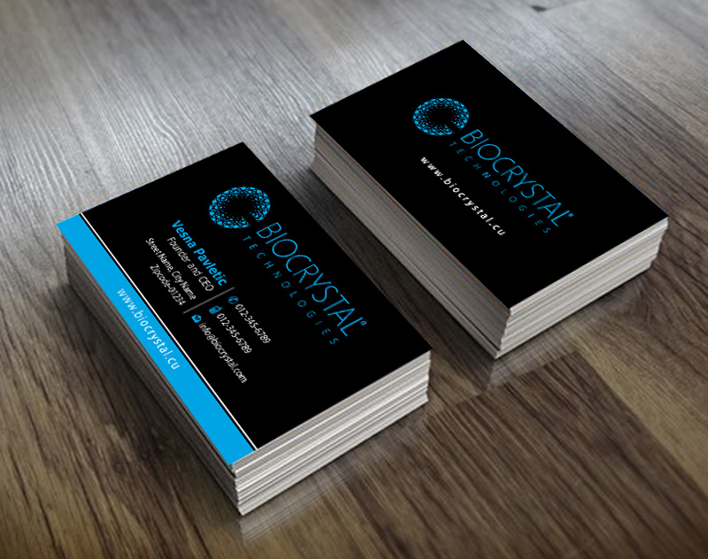 Business Card Design by Infinitive Technology for Biocrystal technologies  | Design #5537882
