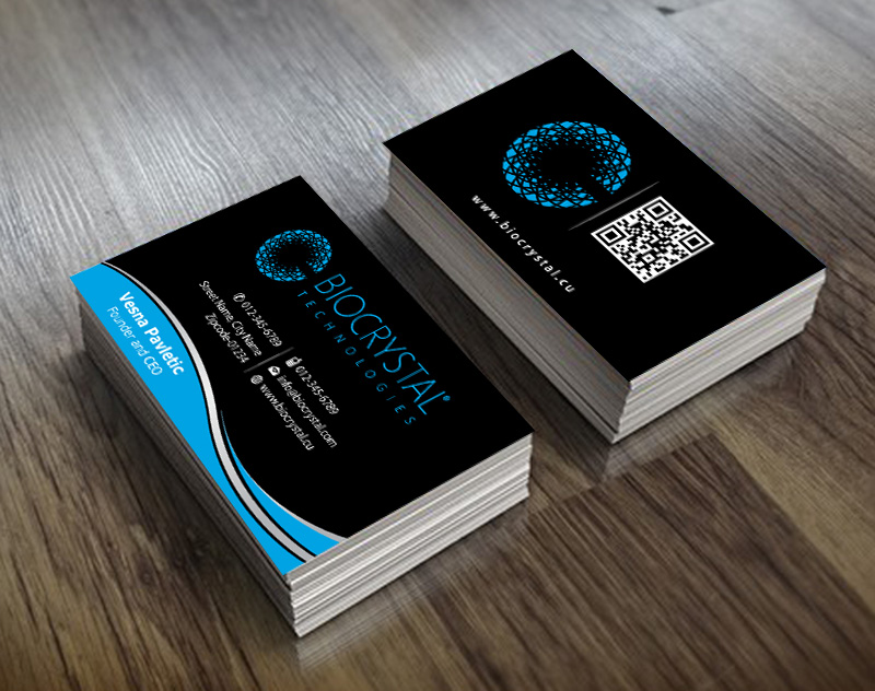 Business Card Design by Infinitive Technology for Biocrystal technologies  | Design #5537900