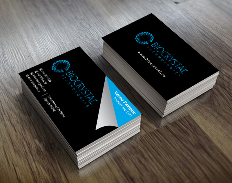 Business Card Design by Infinitive Technology for Biocrystal technologies  | Design #5537908