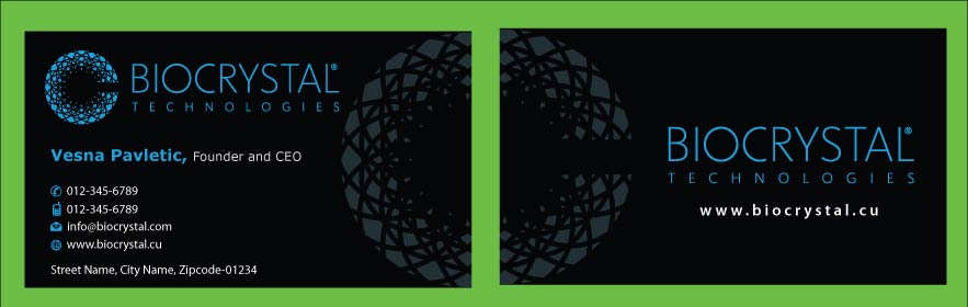 Business Card Design by Infinitive Technology for Biocrystal technologies  | Design #5537915