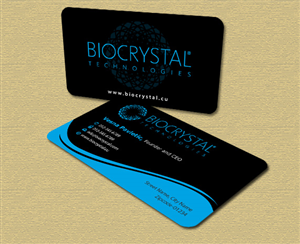 Business Card Design by Infinitive Technology for Biocrystal technologies  | Design: #5537932