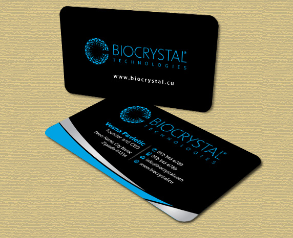 Business Card Design by Infinitive Technology for Biocrystal technologies  | Design #5537979