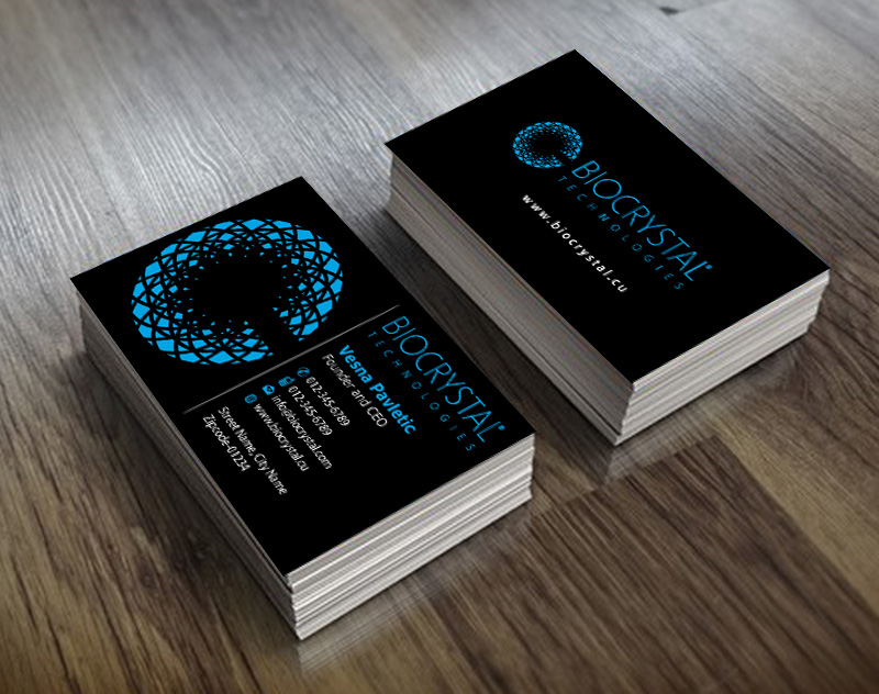 Business Card Design by Infinitive Technology for Biocrystal technologies  | Design #5538133