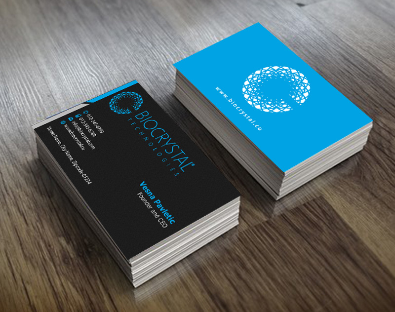 Business Card Design by Infinitive Technology for Biocrystal technologies  | Design #5538143