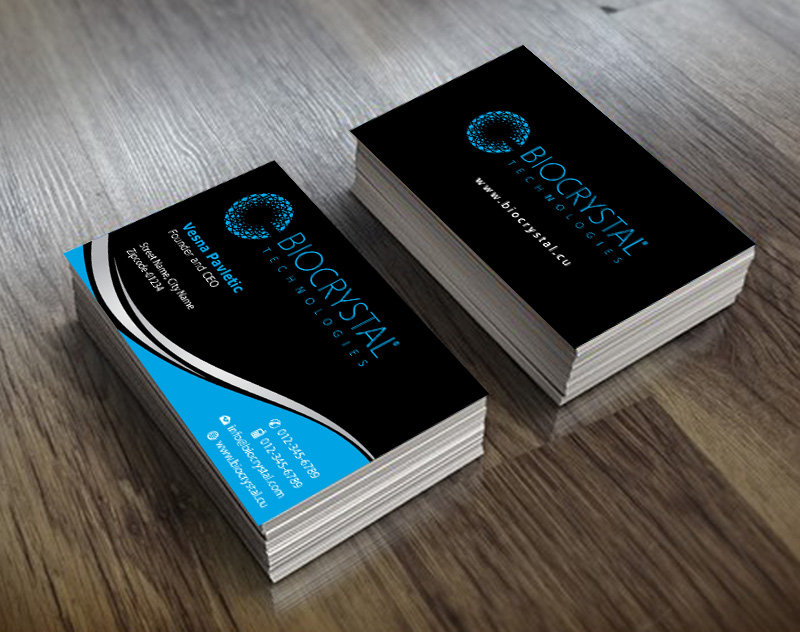 Business Card Design by Infinitive Technology for Biocrystal technologies  | Design #5538204