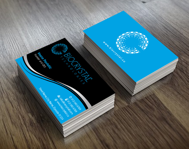 Business Card Design by Infinitive Technology for Biocrystal technologies  | Design #5538211