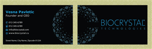 Diseño de Tarjeta de Presentación por Infinitive Technology para Biocrystal technologies  | Diseño: #5576928