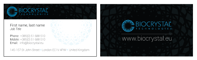 Business Card Design by DesignsbyC for Biocrystal technologies  | Design #5534849