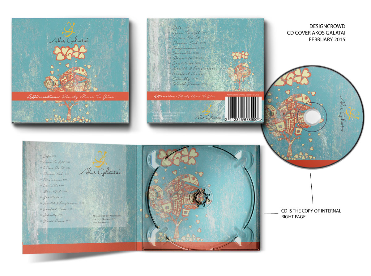 CD Cover Design by RedOne22 for this project | Design #5588503