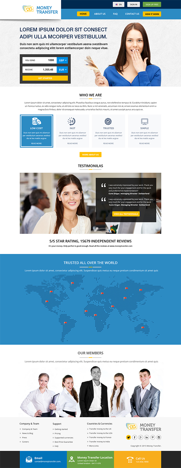 Wordpress Design by Creative Usha for Novus Exchange | Design #5562970