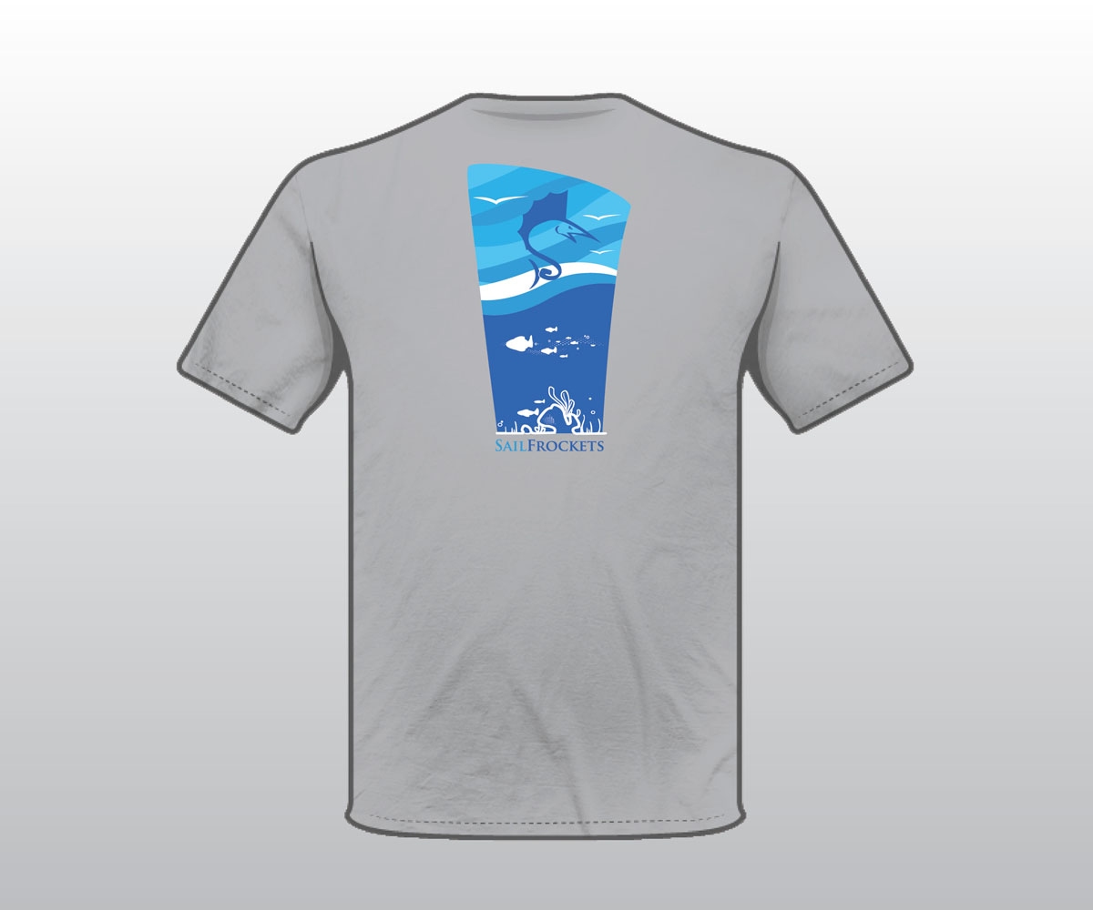 T-shirt Design by Sergio Coelho for Sail Frockets | Design #1541072