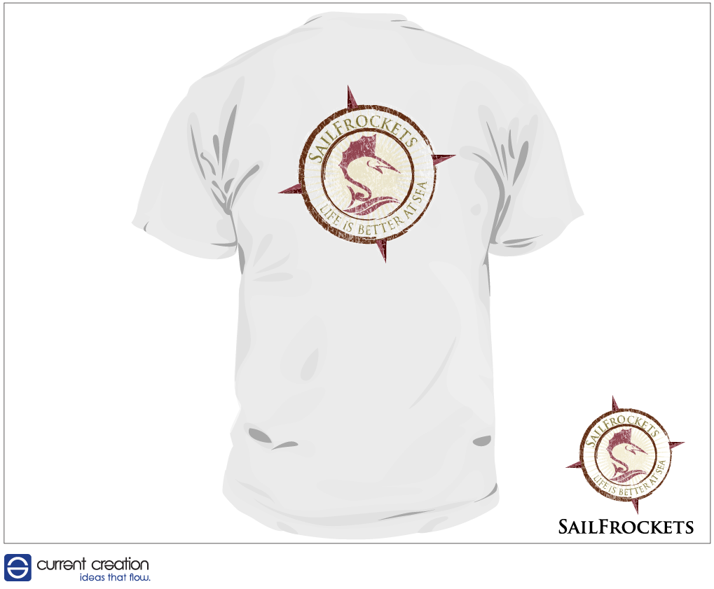 Diseño de Camiseta por Current Creation para Sail Frockets | Diseño #1536068