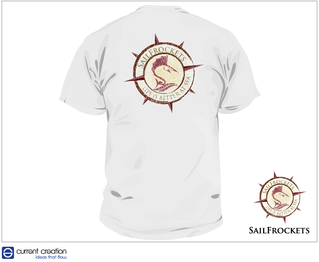 Diseño de Camiseta por Current Creation para Sail Frockets | Diseño #1536070